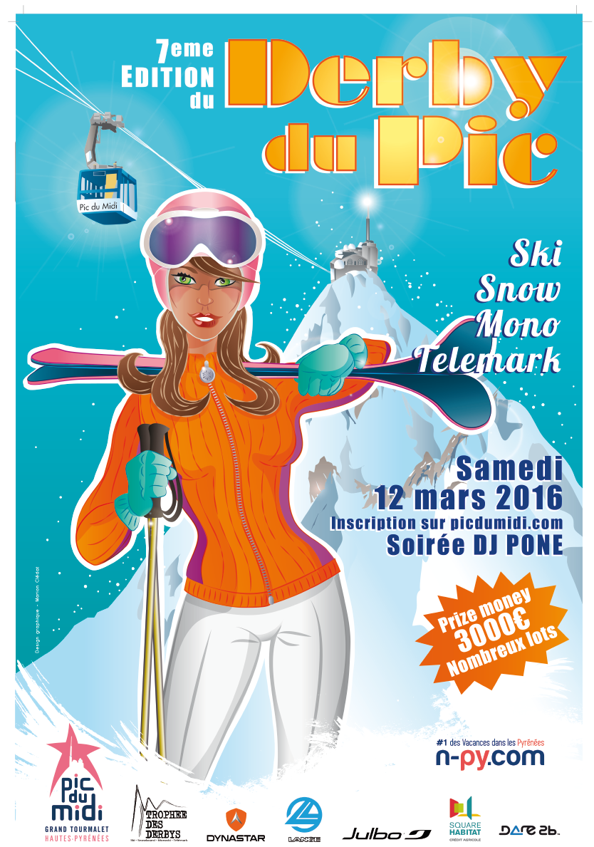 Affiche de la course du Derby du Pic