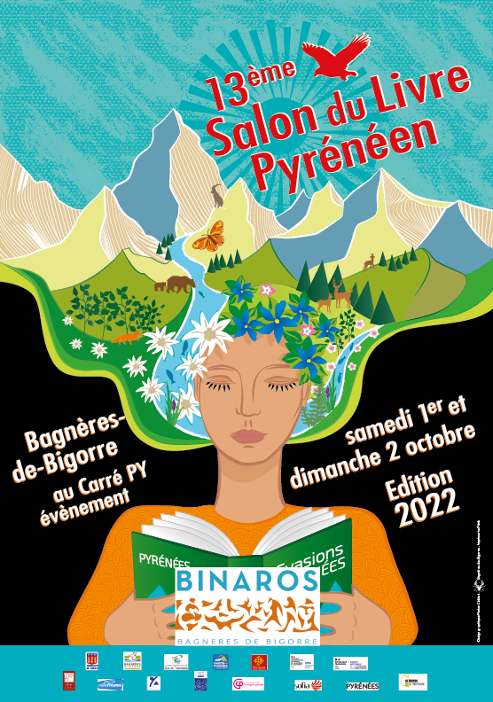 Affiche salon du livre pyrénéen