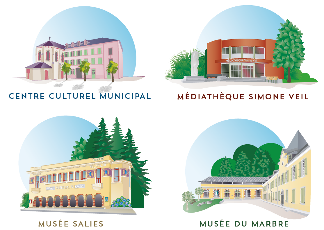 Bâtiments de Bagnères-de-Bigorre