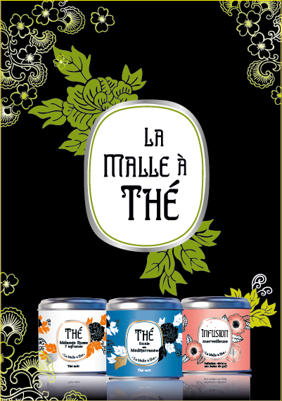Identité visuelle La Malle à Thé